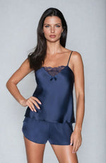 Irall Tori Shorts Top Nightwear Set Navy Blue