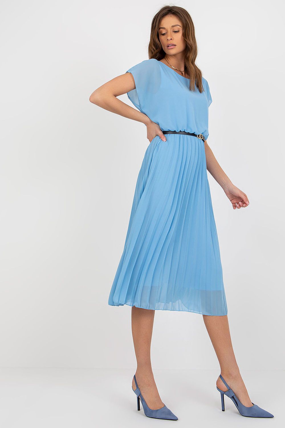 Italy Moda Daydress Colorful Flared Summer Dress - Vibrant Short-Sleeve Chic