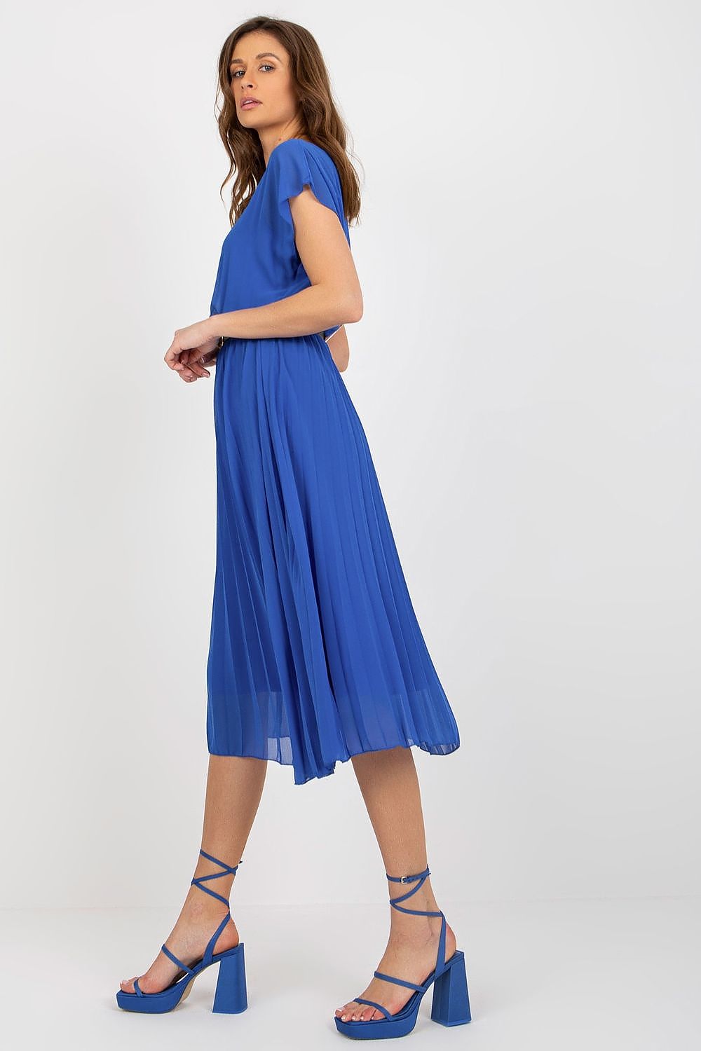 Italy Moda Daydress Colorful Flared Summer Dress - Vibrant Short-Sleeve Chic