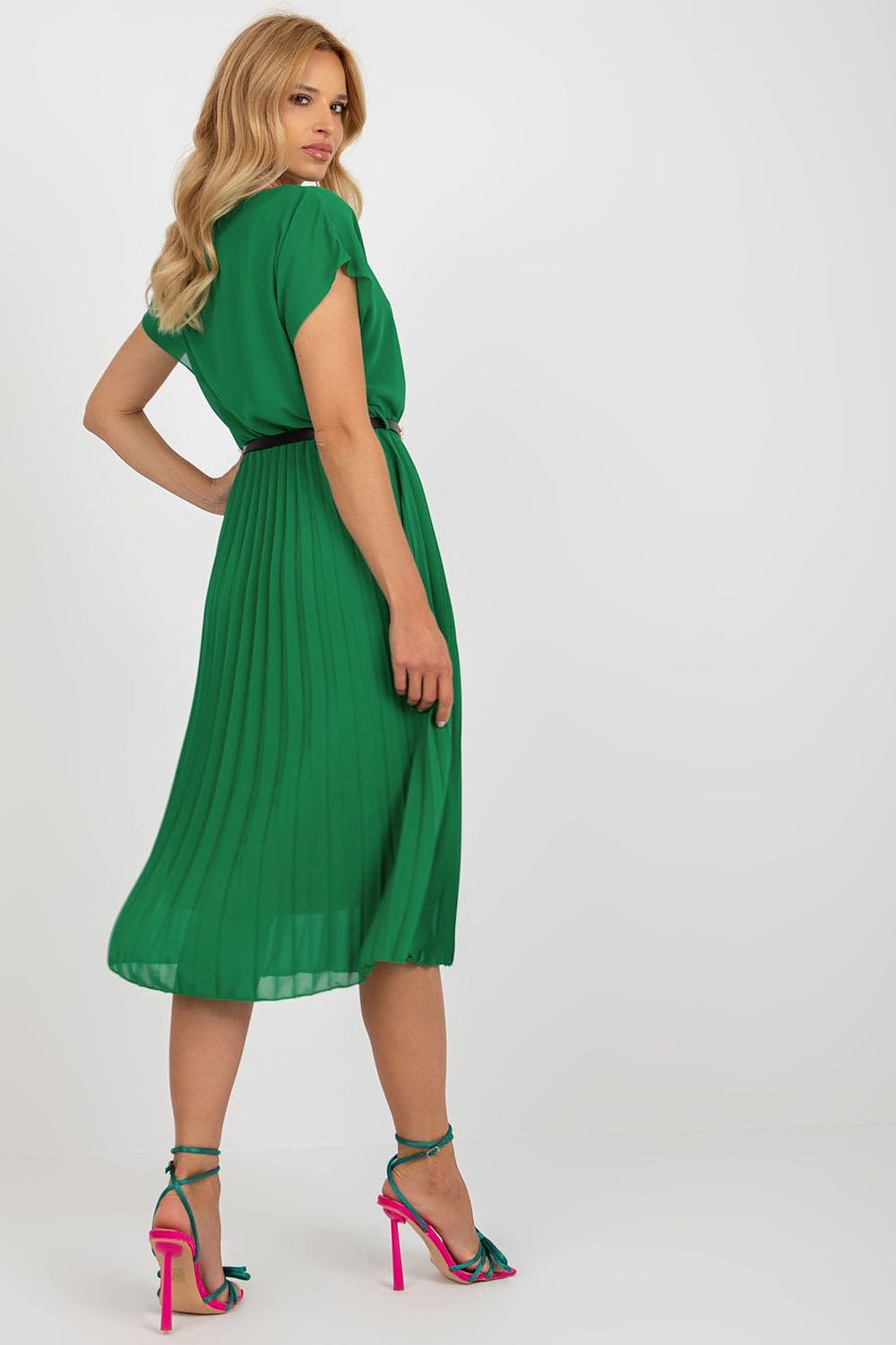 Italy Moda Daydress Colorful Flared Summer Dress - Vibrant Short-Sleeve Chic