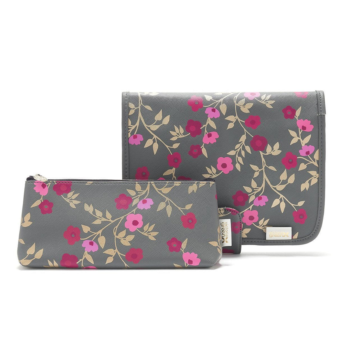 Kate' Hanging Beauty Bag in Blossom Charcoal