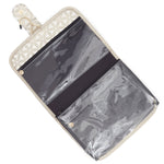 Kate' Hanging Beauty Bag in Starflower Gold