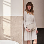 Kate' Hanging Beauty Bag in Starflower Gold