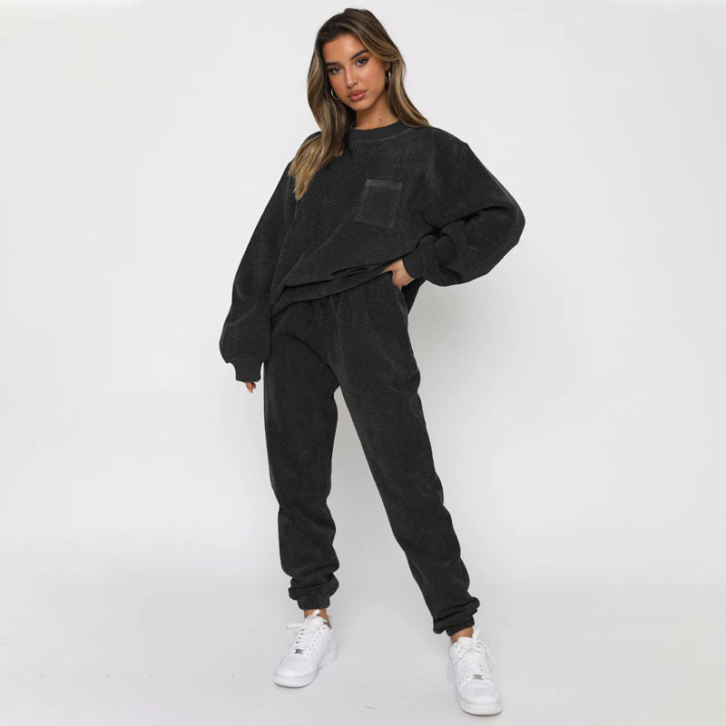 Kate Long Sleeve Ladies Loungewear Two-piece Loungewear Set | 7 Colours