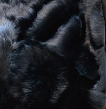 Katie Shearling Pillbox Hat Ink Black