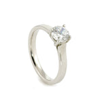 Larissa Four Claw Diamond Solitaire Ring