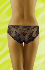 Wolbar Lola Lace Trim Briefs Black