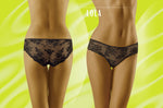 Wolbar Lola Lace Trim Briefs Black