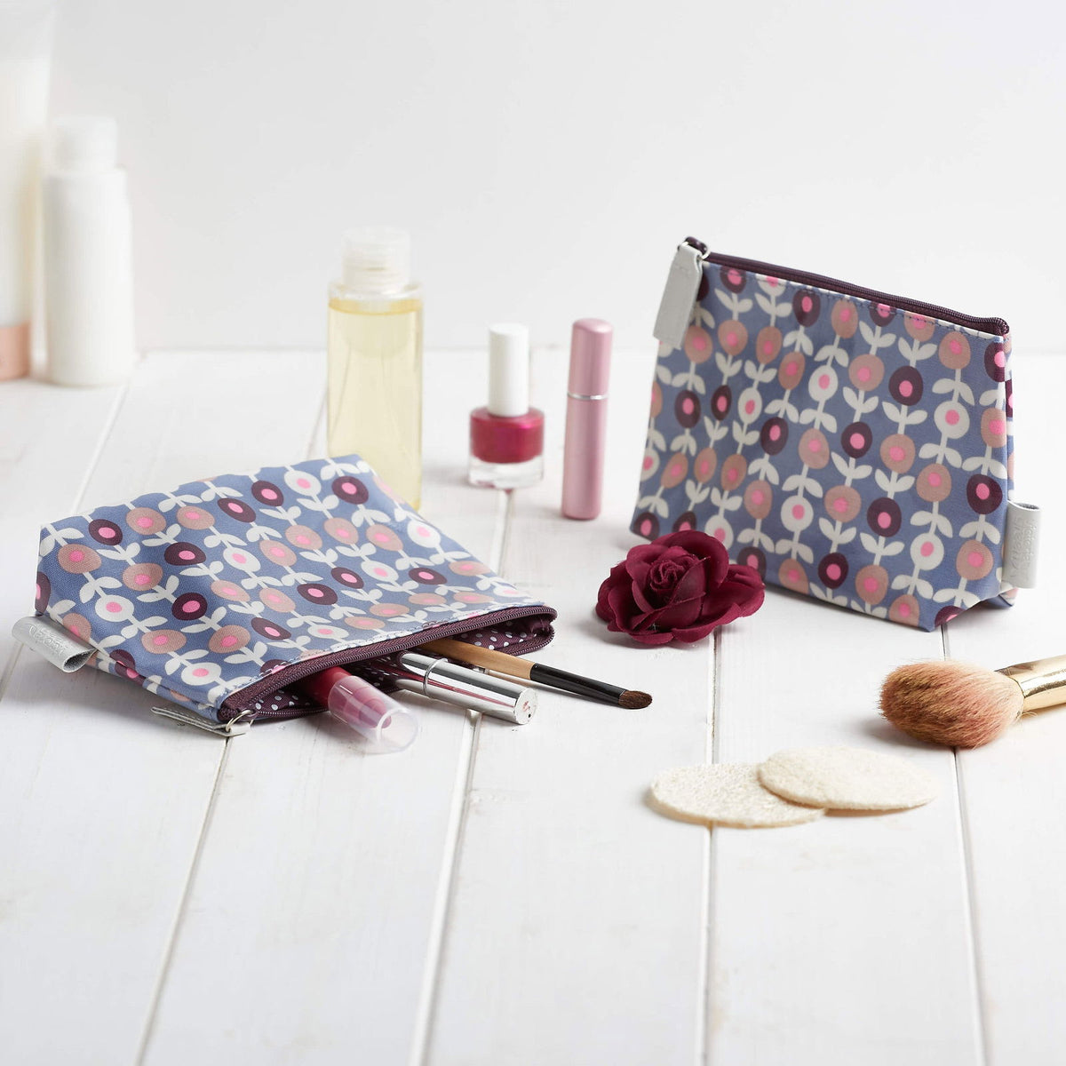 Lorton' Makeup Bag - Smoke