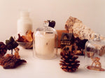 Novenary Candle and Glass Cloche Gift Set Small