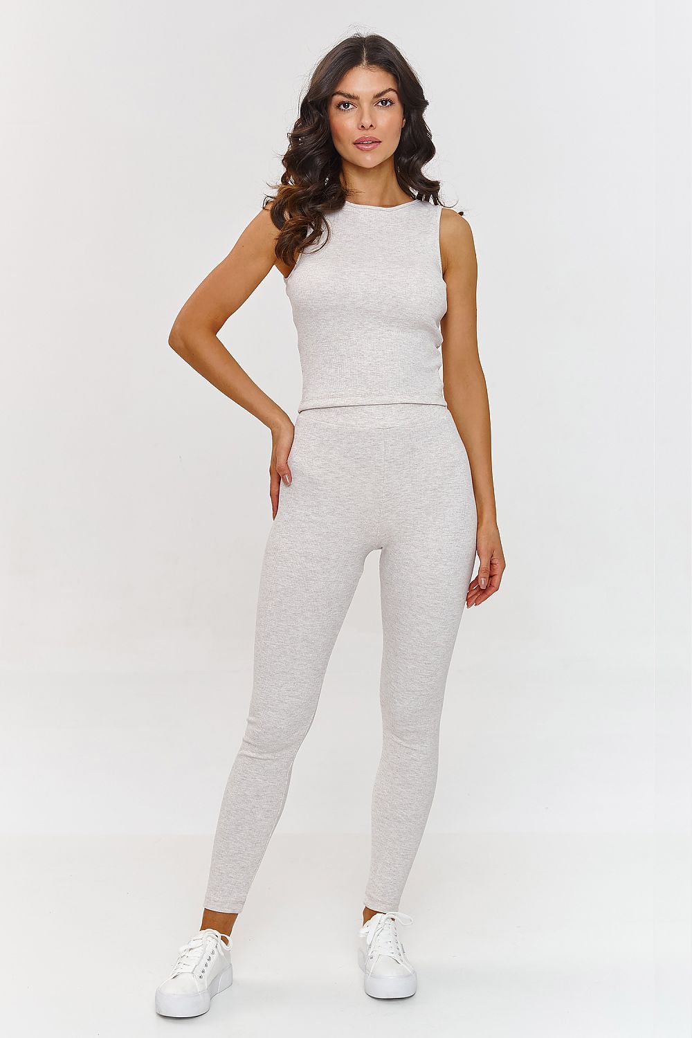 Makadamia 3-in-1 Loungewear Set with Sweatshirt, Top, and Leggings