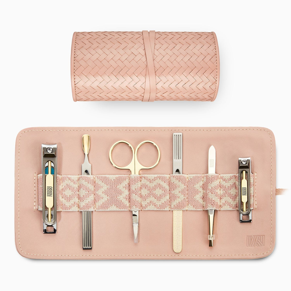 Mantidy® Herringbone Grooming Roll, Dusty Pink Included