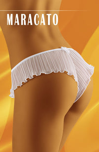 Wolbar Maracato Frilly Briefs Black