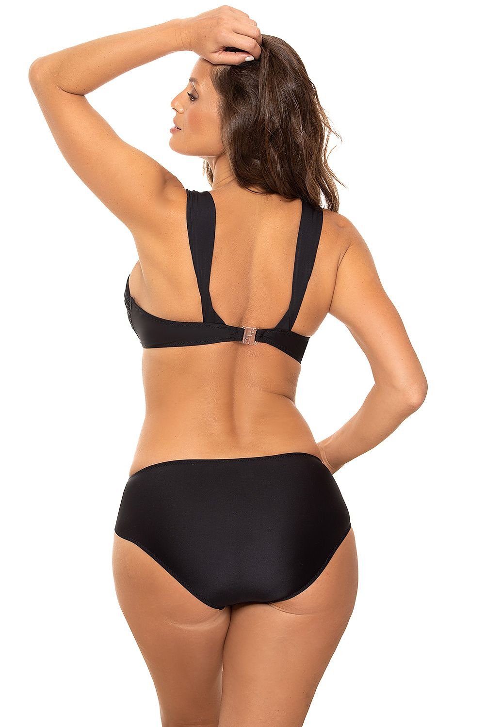 Marko Bardot Push-Up Two-Piece Bikini Set with Jeweled Decoration