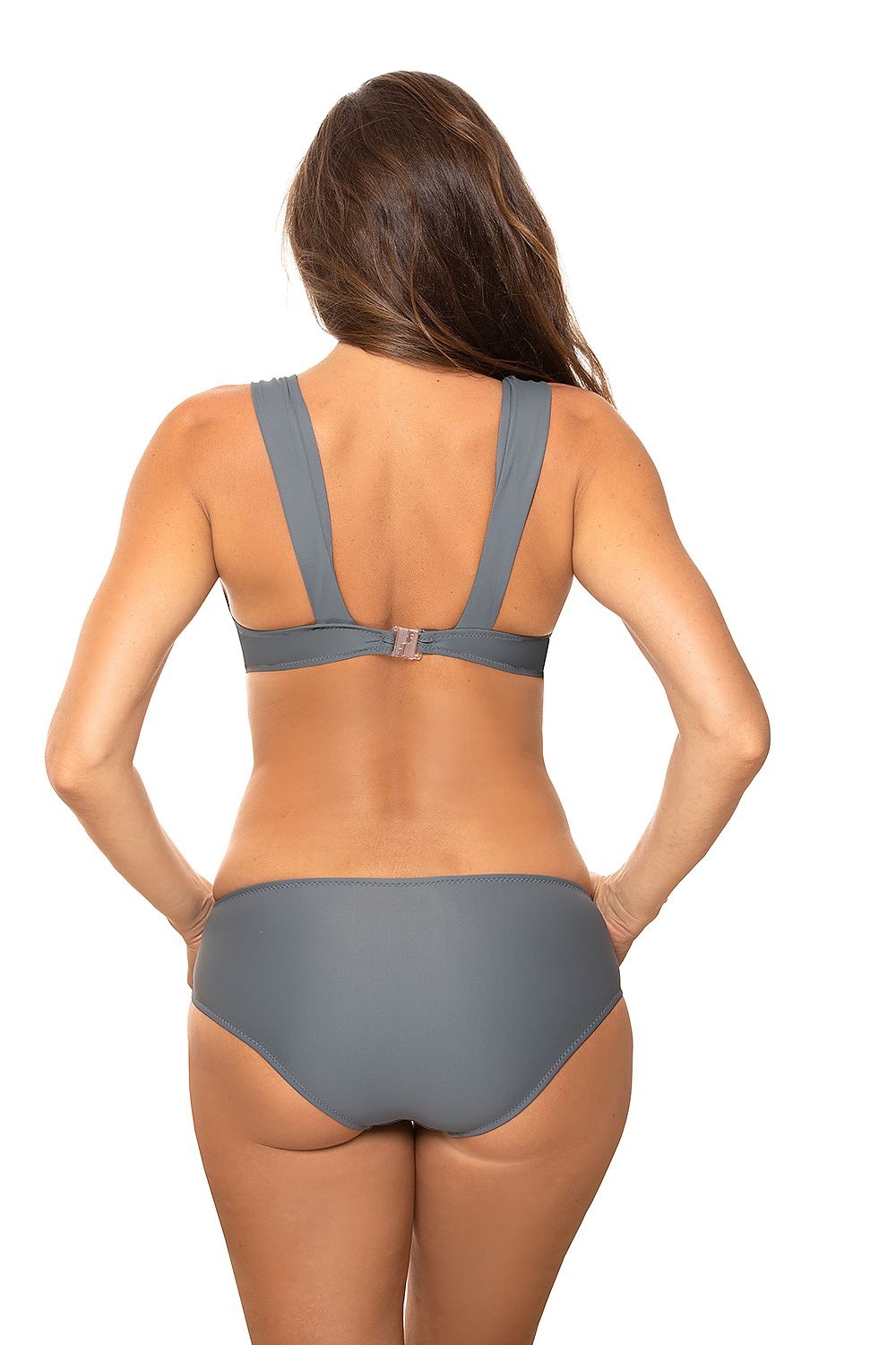 Marko Bardot Push-Up Two-Piece Bikini Set with Jeweled Decoration