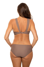 Marko Bardot Push-Up Two-Piece Bikini Set with Jeweled Decoration