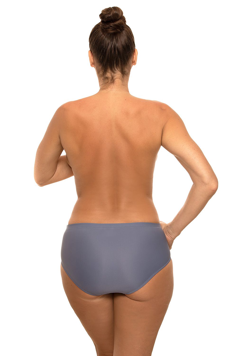 Marko High-Cut Bikini Bottoms with Decorative Stitching