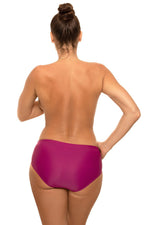 Marko High-Cut Bikini Bottoms with Decorative Stitching