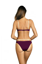 Marko Smooth Push-Up Two-Piece Bikini Set with Strappy Accents
