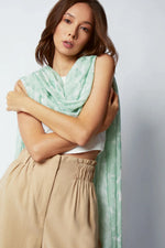 Shinjuku Lanes Matera Bamboo Sarong & Scarf Mint Green