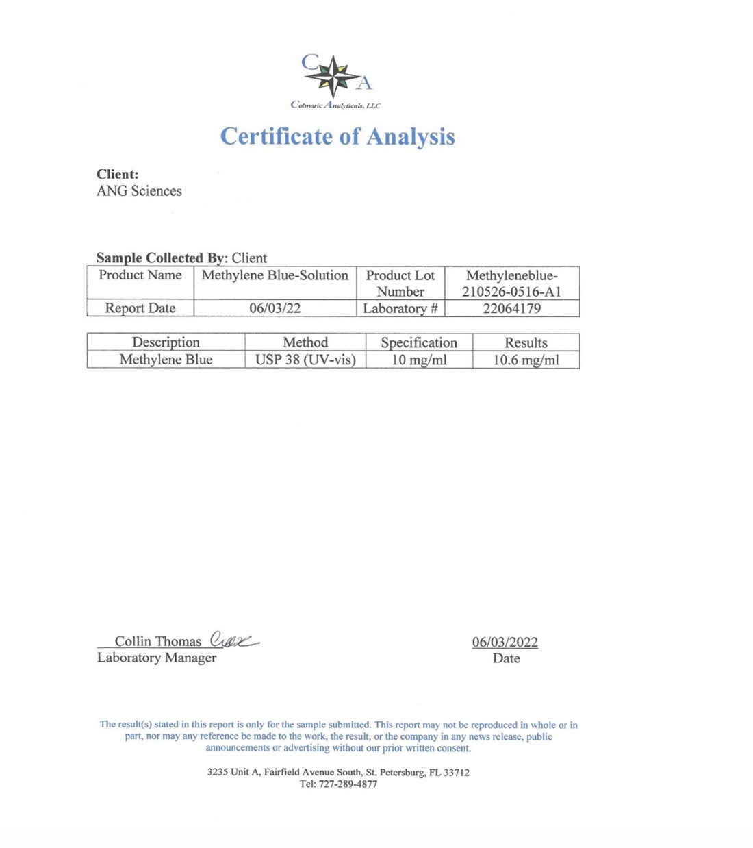 Suppvana Methylene Blue 1%