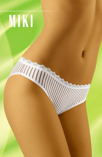 Wolbar Miki Embroidered Briefs White