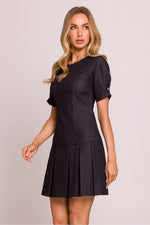Moe Mini Cotton Day Dress grey