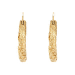 Ballinger Molten Meadow 18k Gold Hoop Earrings