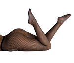 MOOD Black One Size Fishnet Tights