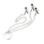 Bound to Please Silver Nipple & Clit Clamp detail