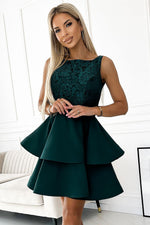 Numoco Laura Lace Daydress with Heavily Flared Skirt
