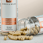 Organic Ashwagandha KSM-66 Capsules | 600mg dose | Bottle or Refill pouch