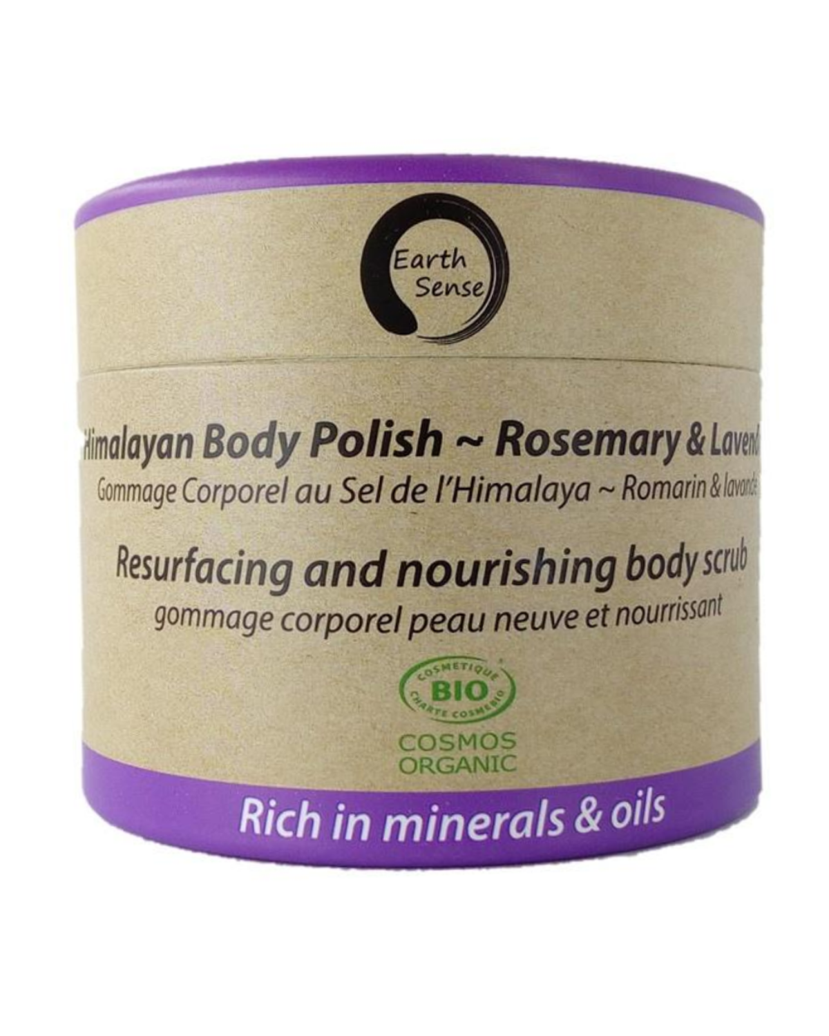 Earth Sense Organics Certified Body Polish Exfoliant - Lavender & Rosemary