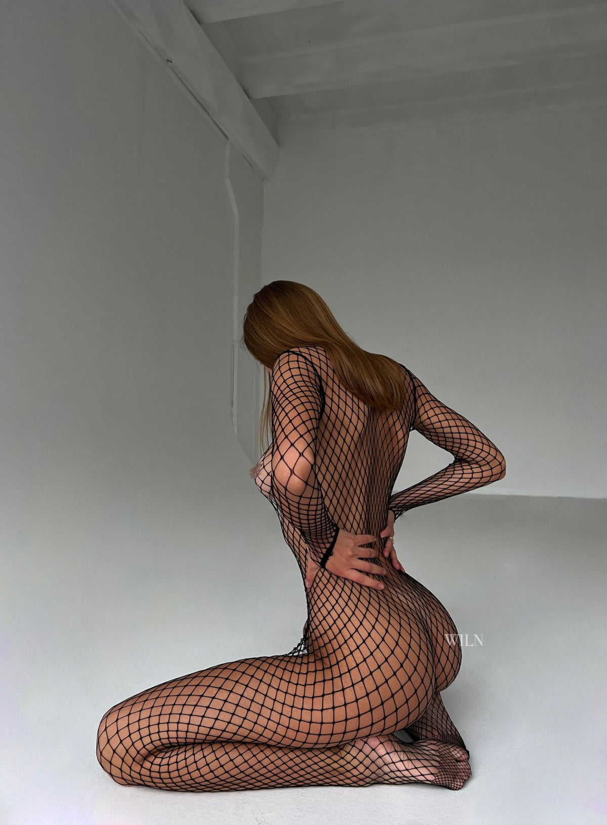 PREY Fishnet One Size Full Bodystocking