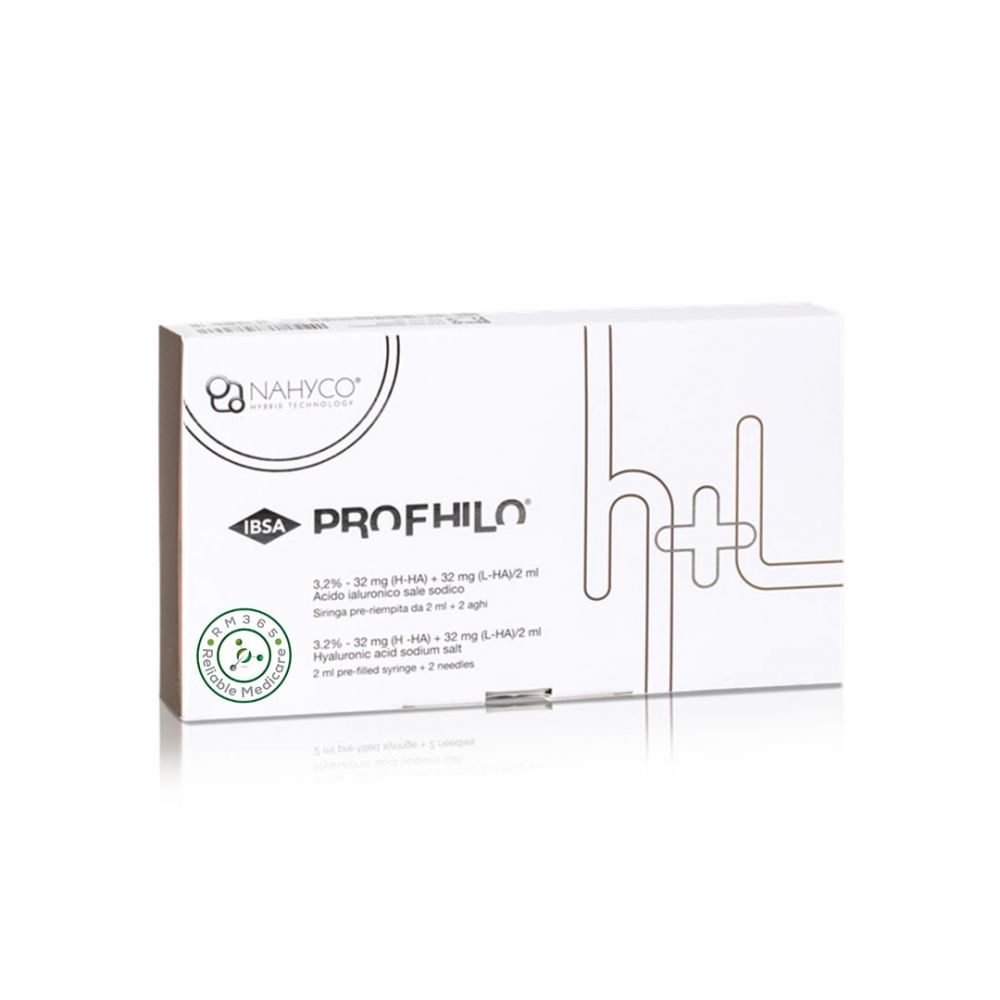 Profhilo® H+L (1 x 2ml) – Injectable Skin Booster & Bioremodeller