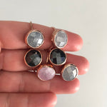 Rings with Round Natural Stones