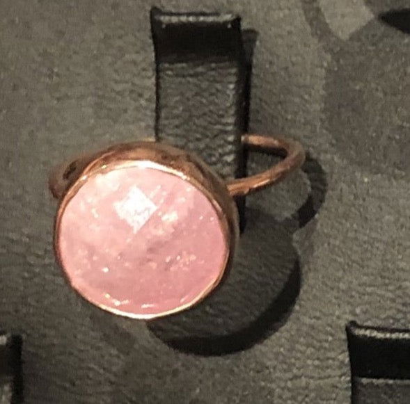 Rings with Round Natural Stones