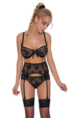 Roza Euterpe Black Lace Bra