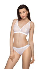 Roza Lisbet White Soft Stretch Thong