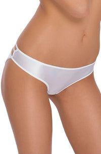 Roza Mimi Back Bow Briefs White