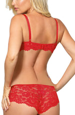 Roza Newia Red Lace Briefs