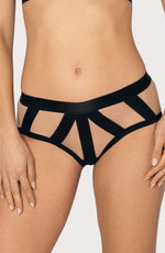 Roza Pasomela Thong Beige & Black