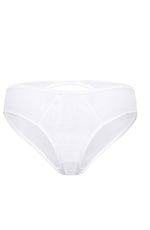 Roza Tarra Satin Ribbon Briefs White