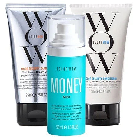 Color Wow Mini Essentials Trio Kit — Shampoo, Conditioner & Money Mist
