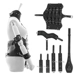 Ladies Leather Chest Corset Harness | Adjustable Waist Belt & Side Buckles