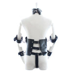 Ladies Leather Chest Corset Harness | Adjustable Waist Belt & Side Buckles
