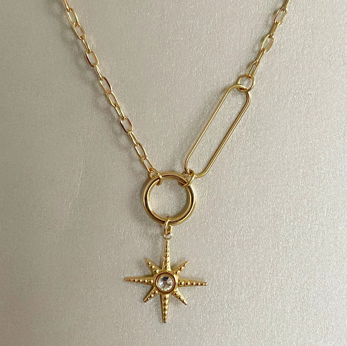 Sahara Luxe 18k Gold Plated Double Layer Necklace