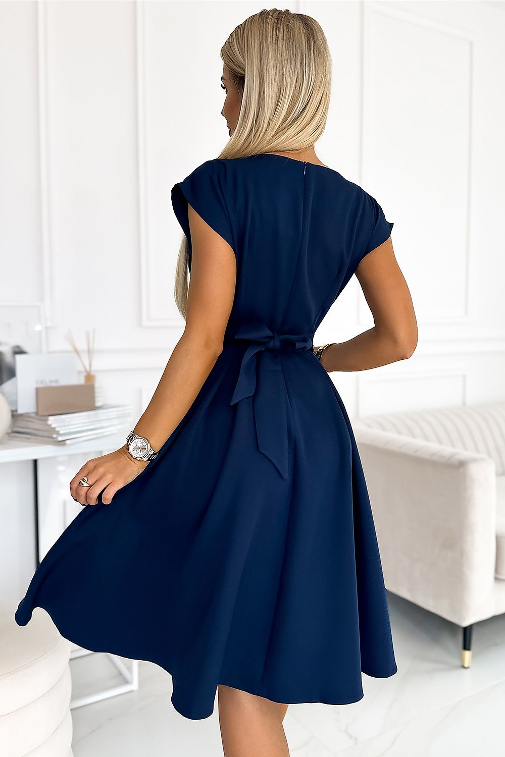 Numoco Scarlett Flared Cocktail Dress