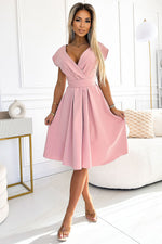 Numoco Scarlett Flared Cocktail Dress
