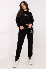 Hoodie & Pants Loungewear Set by Factory Price black one-size-fits-all